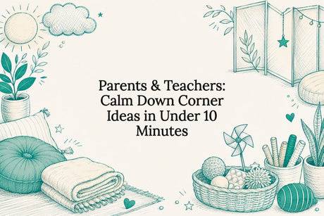 Calm corner ideas decorative title card