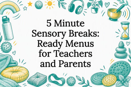 Sensory break title card illustration