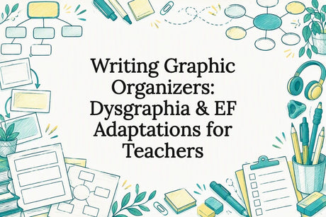 Graphic organizer title card illustration