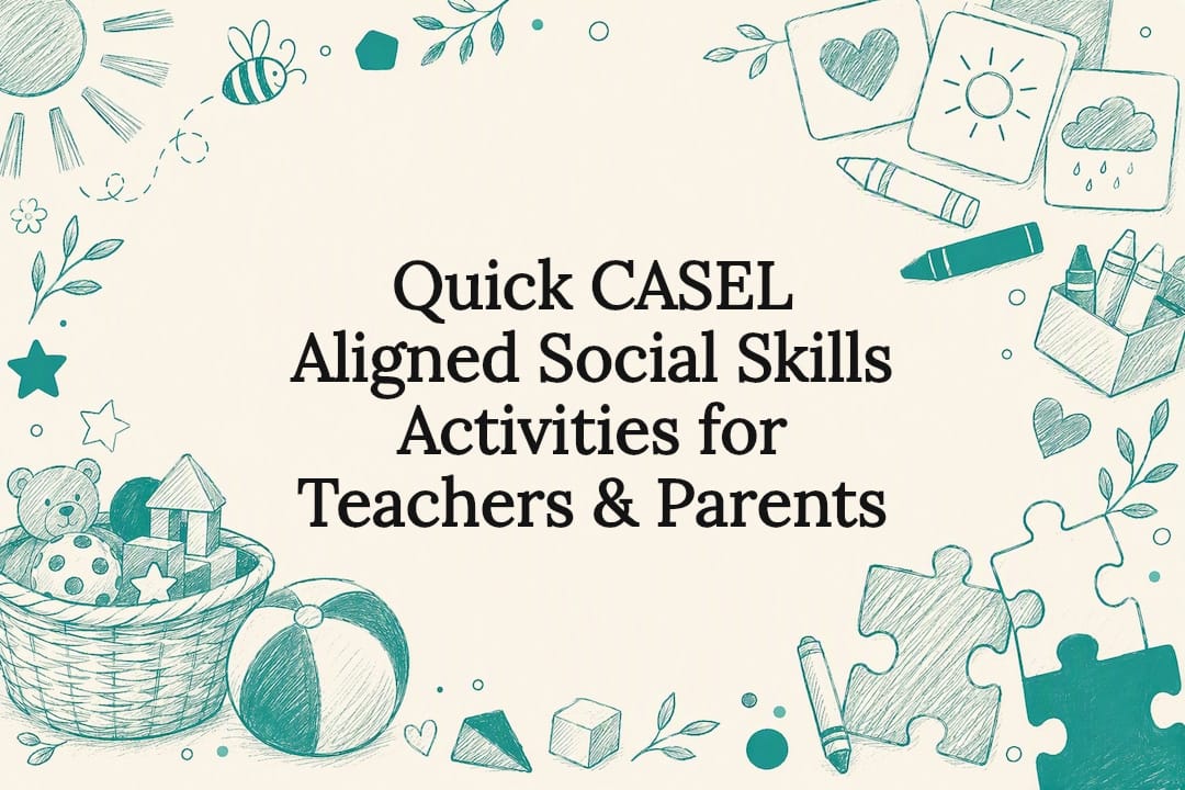 Social skills activities decorative title card