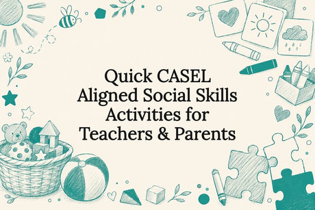 Social skills activities decorative title card
