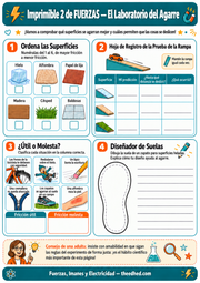 Fuerzas, imanes y electricidad – Curso digital y fichas imprimibles para niños