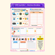 Ficha imprimible detectives informáticos en español