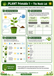 Plants & Growing for Kids visual course preview from Infographic EDU