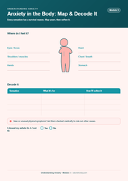 3.1 ANX Printable 3 - Anxiety in the Body