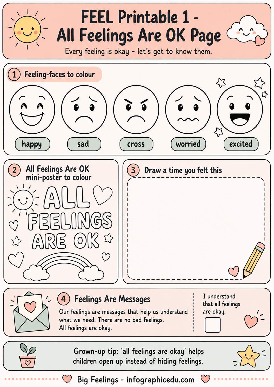 All Feelings worksheet