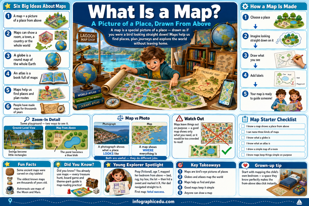 What Is a Map? infographic