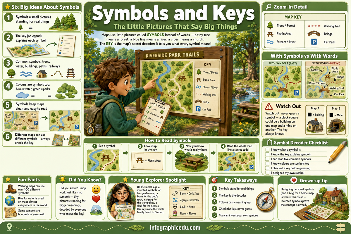 Symbols & Keys infographic