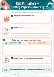 ADHD Routines & Habit Building infographic lesson preview from Infographic EDU