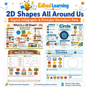 Edhed Learning 2D Shapes All Around Us digital course product image