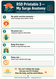 ADHD Routines & Habit Building printable worksheet preview