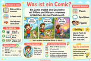 Infografik: Was ist ein Comic? – Bilder, Panels und Sprechblasen