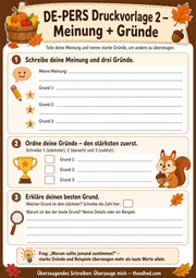 Druckvorlage 2 Meinung und Gruende