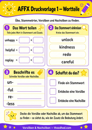 Druckvorlage 1 Wortteile
