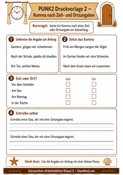 Druckvorlage 2 Komma nach Zeit und Ortsangaben