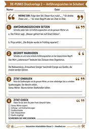 Druckvorlage 2 Anfuehrungszeichen im Schultext