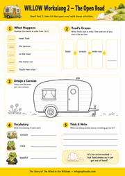 Wind in the Willows Reading Course – Digital Infographic & Printable Worksheet Pack