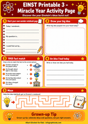 Albert Einstein for Kids visual course preview from Infographic EDU