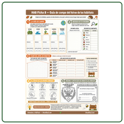Ficha imprimible en español: guía del héroe de los hábitats