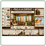 Infografía en español: ¿Qué es un hábitat?