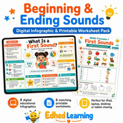 Edhed Learning Beginning & Ending Sounds digital course product image