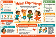 Infografik 1 aus dem Lernpaket Fit bleiben und aktiv sein – Edhed Learning