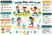 Infografik 2 aus dem Lernpaket Fit bleiben und aktiv sein – Edhed Learning