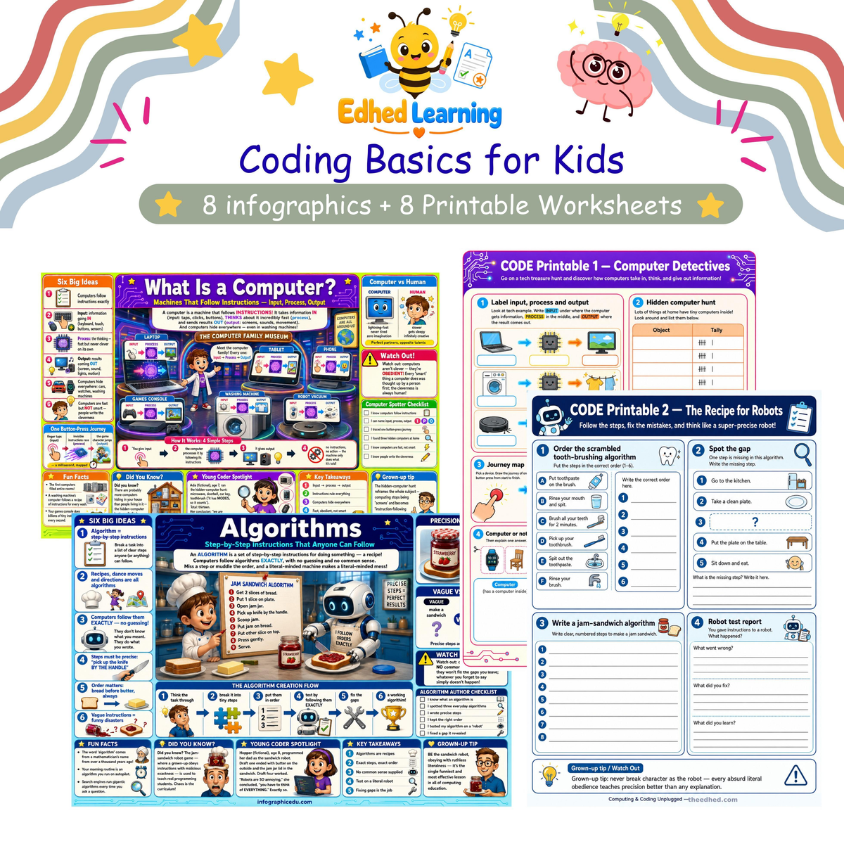Edhed Learning Coding Basics for Kids digital course product image