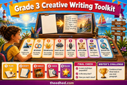 Grade 3 Infographic 08 preview included in the Grades 1–5 Creative Writing Mastery BUNDLE