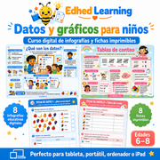 Curso digital Datos y gráficos para niños