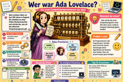 Ada Lovelace für Kinder – Infografik 1 aus dem Lernpaket von Edhed Learning