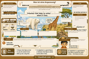 Anpassungen der Tiere – Infografik 1 aus dem Lernpaket von Edhed Learning