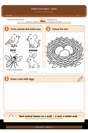 Wo Tiere wohnen – Arbeitsblatt 2 aus dem Lernpaket von Edhed Learning