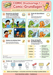 Arbeitsblatt: Comic Grundlagen – Comic-Geschichten erzählen von Edhed Learning