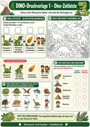 Dinosaurier und Fossilien – Arbeitsblatt 1 aus dem Lernpaket von Edhed Learning