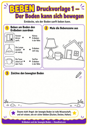 Erdbeben verstehen – Arbeitsblatt 1 aus dem Lernpaket von Edhed Learning