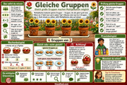 Infografik „Gleiche Gruppen“ aus dem Kurs Multiplikation verstehen: Gleiche Gruppen