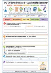 Wortschatz erweitern – Arbeitsblatt 1 aus dem Lernpaket von Edhed Learning
