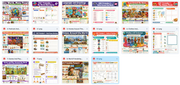 Collection of educational posters on a white background