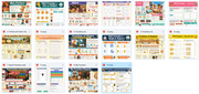 Collection of educational posters on a white background