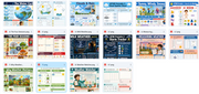Collection of educational posters on weather and climate topics.