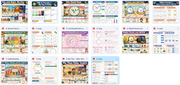 Collection of educational posters on a white background