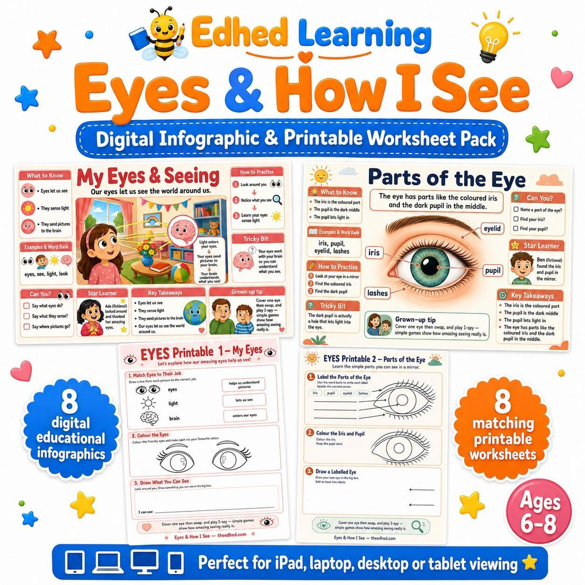 Edhed Learning Eyes & How I See digital course product image