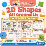 Edhed Learning FREE 2D Shapes All Around Us digital course product image