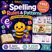 Edhed Learning FREE Spelling Rules & Patterns digital course product image