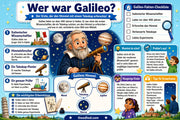 Infografik 1 aus dem Lernpaket Galileo Galilei für Kinder – Edhed Learning