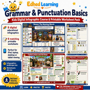 Edhed Learning Grammar & Punctuation Basics digital course product image
