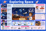 Solar System infographic 8 preview from the kids science discovery bundle