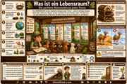 Infografik 1 aus dem Lernpaket Lebensräume und Nahrungsketten – Edhed Learning