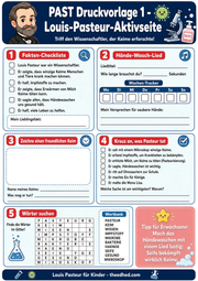 Arbeitsblatt 1 aus dem Lernpaket Louis Pasteur für Kinder – Edhed Learning